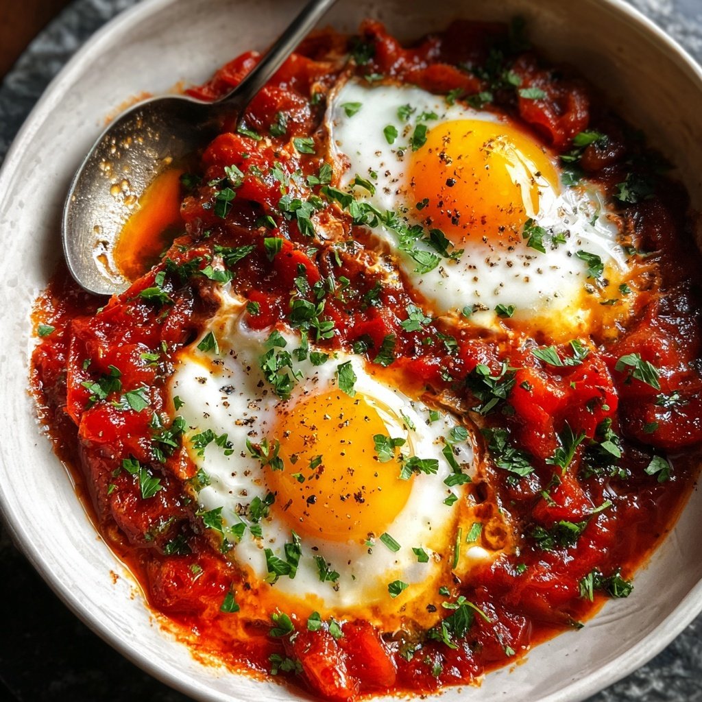 Shakshuka mit Kräutern