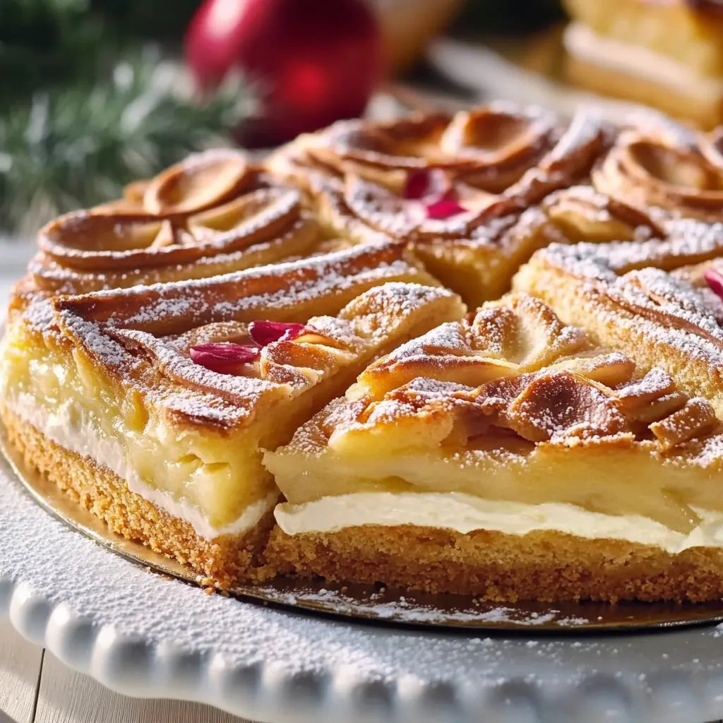 Spekulatius-Apfelkuchen vom Blech