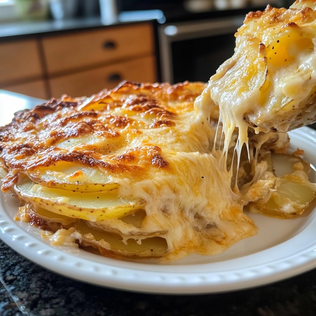 Kartoffelgratin mit Käse