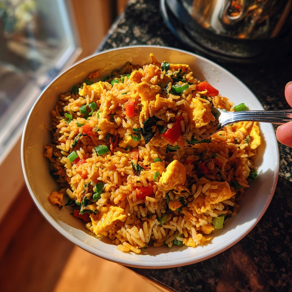 Gebratener Reis mit Ei