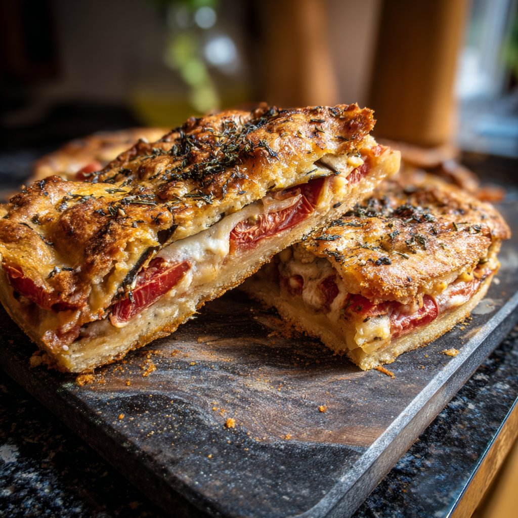 Auberginenauflauf mit Tomaten und Kräutern