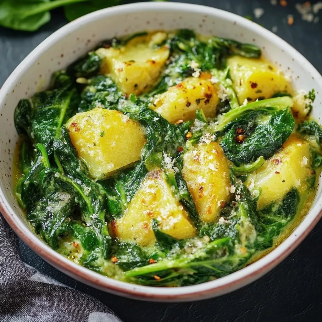 Kartoffel Spinat Auflauf