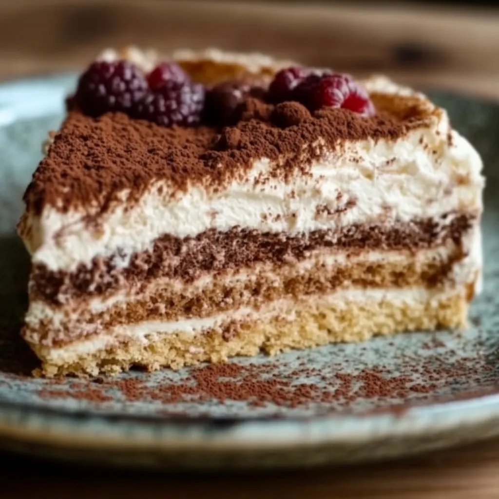 Beerige Tiramisu-Torte mit Kakao
