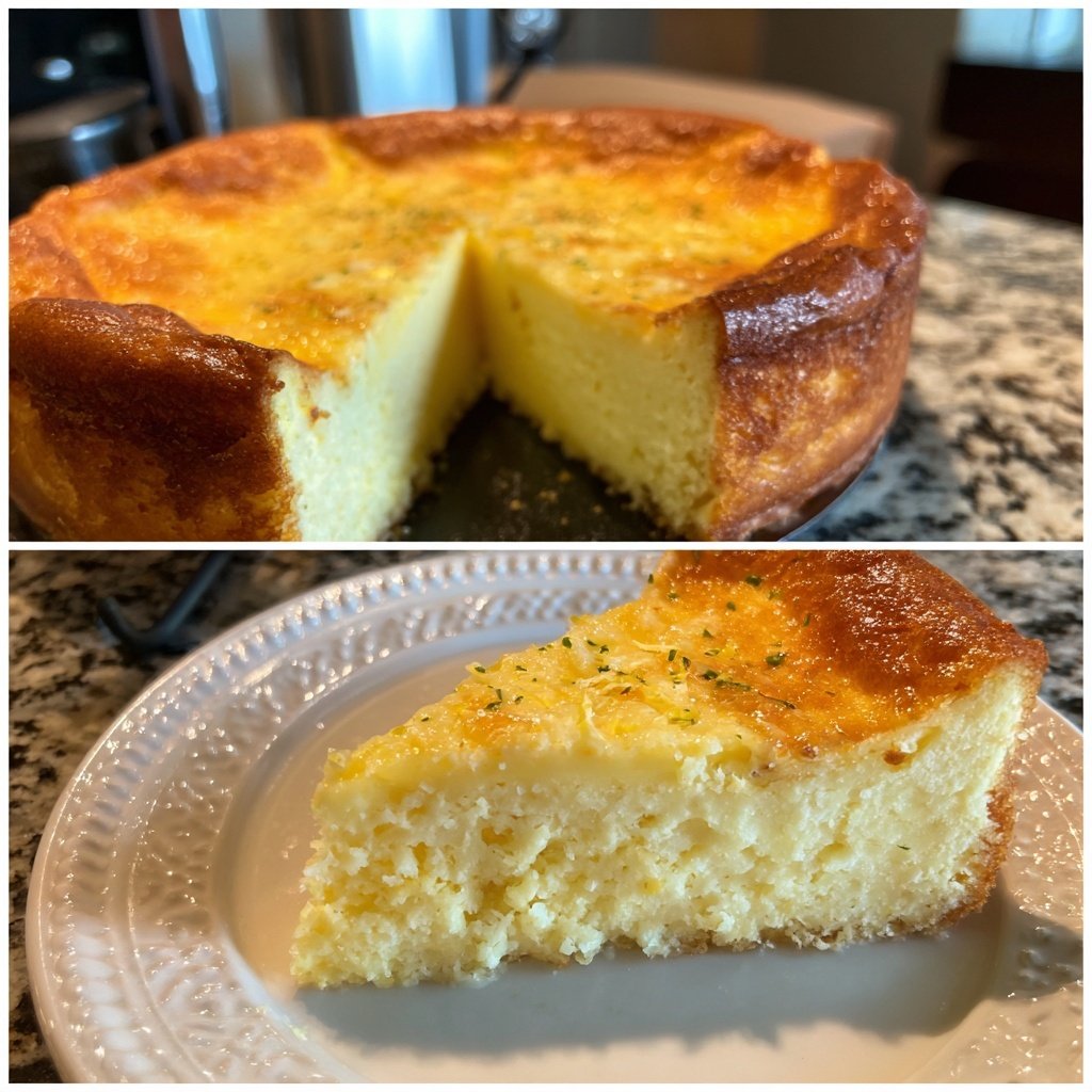 Käsekuchen mit Vanille und Zitronenabrieb