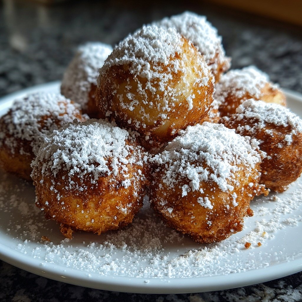 Quarkbällchen klein und rund