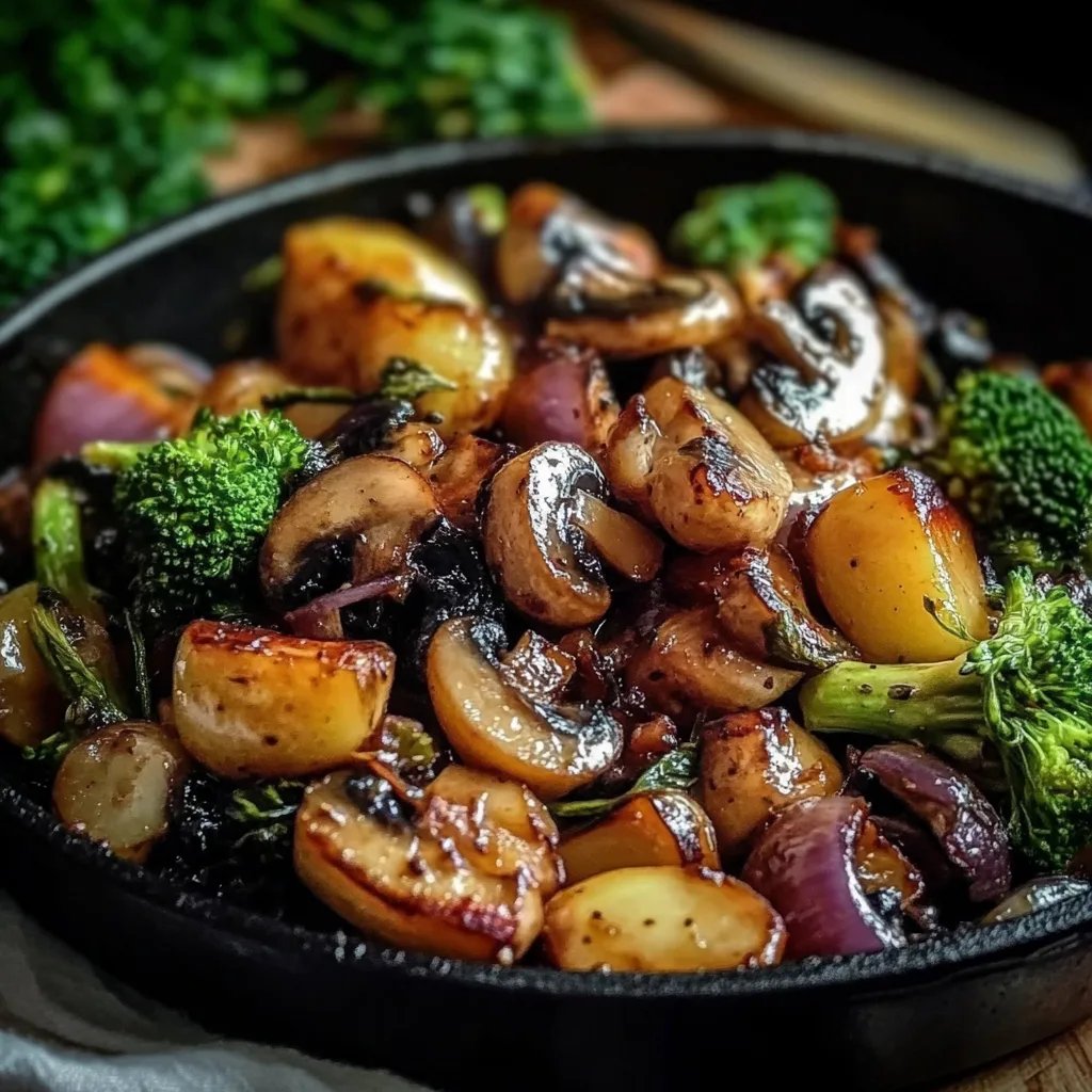 15-Minuten-Pfanne mit Gemüsepower