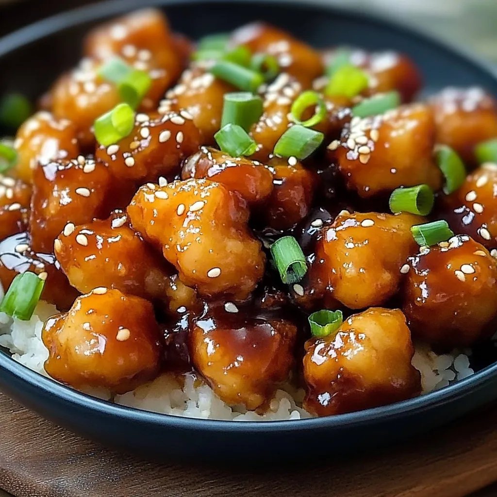 Einfaches knuspriges chinesisches Honig-Knoblauch-Hähnchen