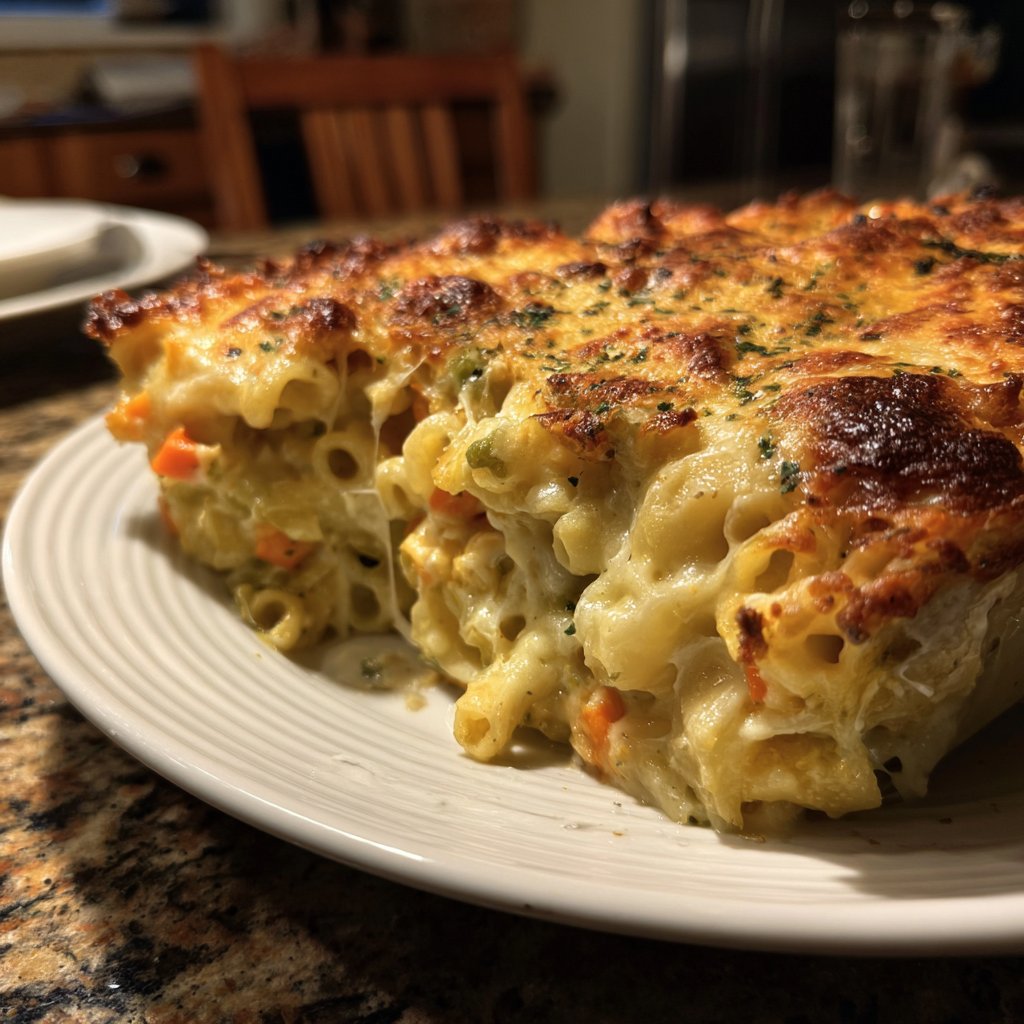 Abendessen mit Auflauf