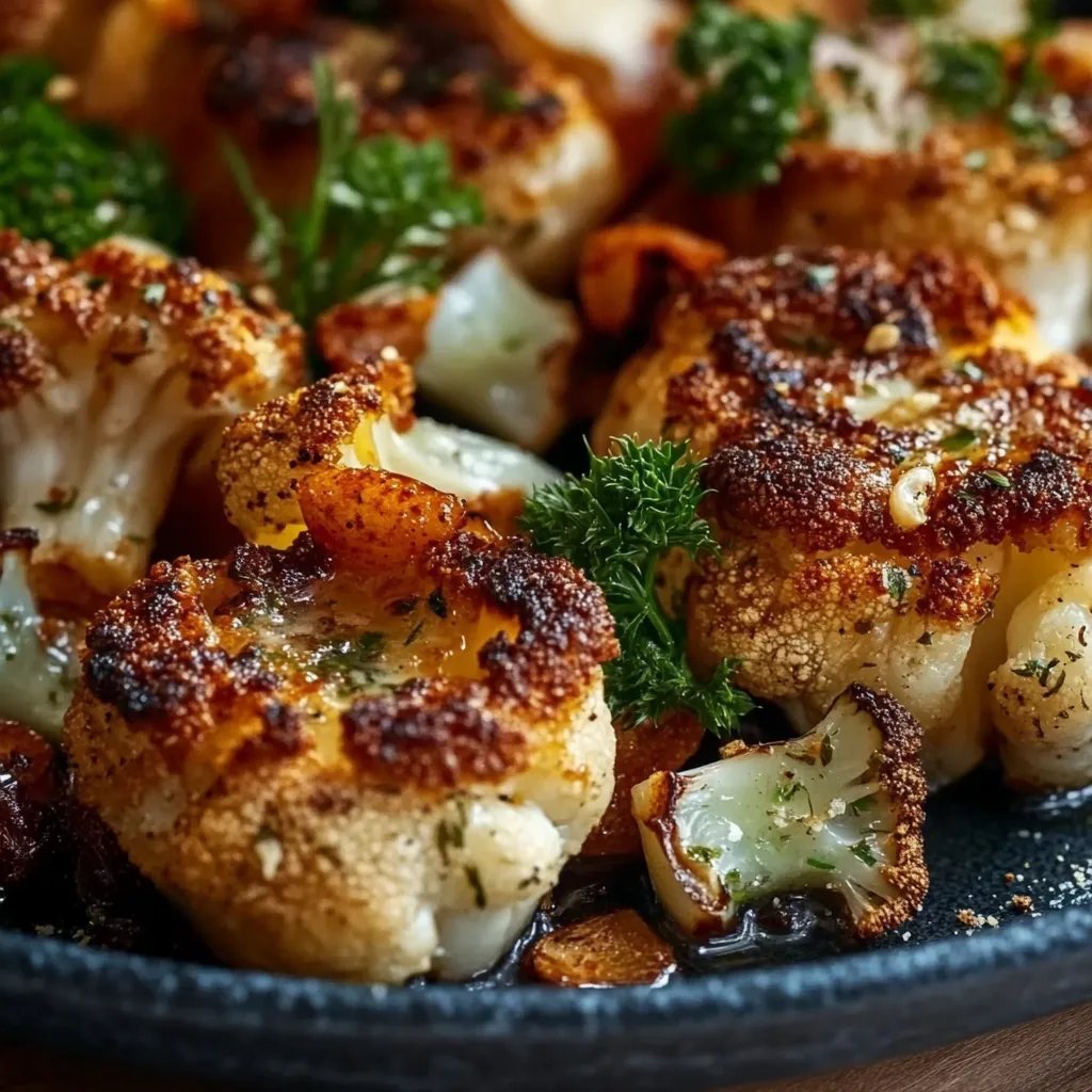 Knuspriger Blumenkohl aus dem Ofen