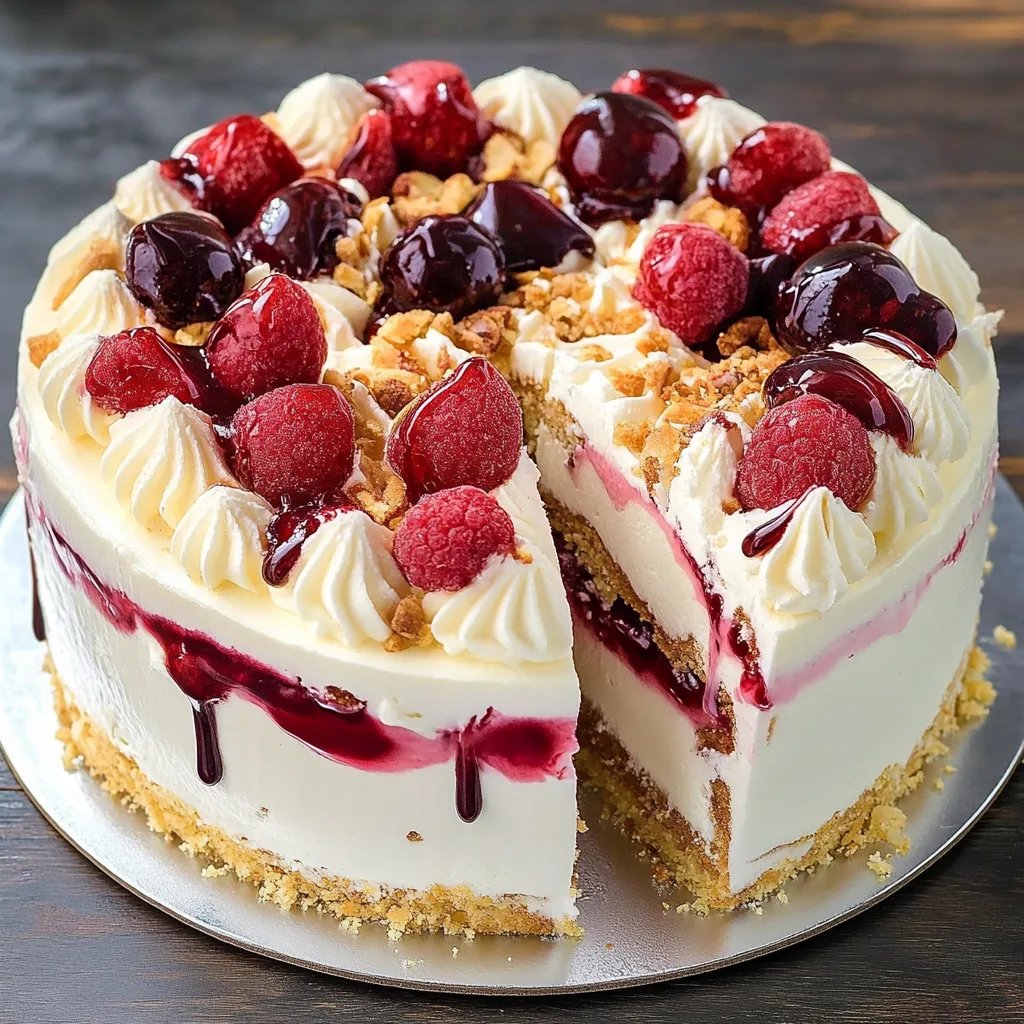 Spekulatius Kirsch Sahnetorte