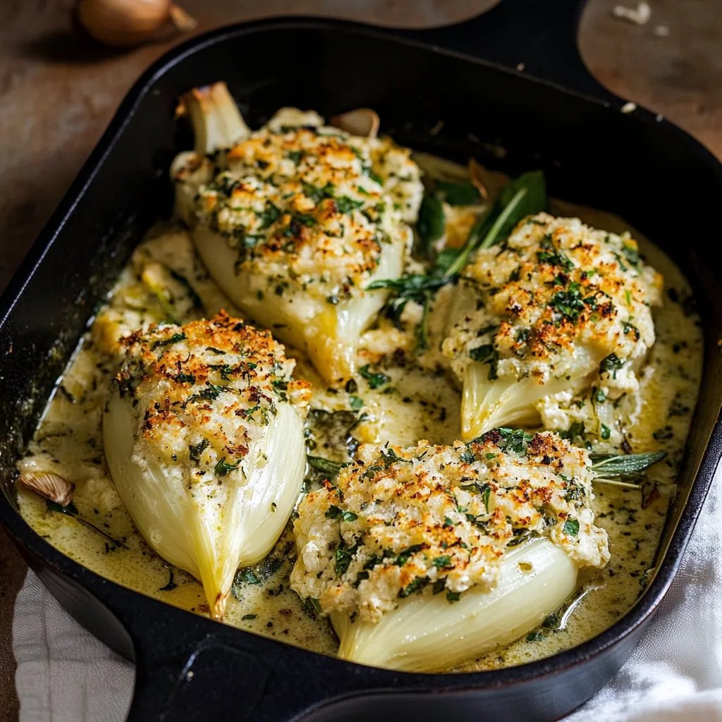 Fenchel überbacken mit würziger Kruste