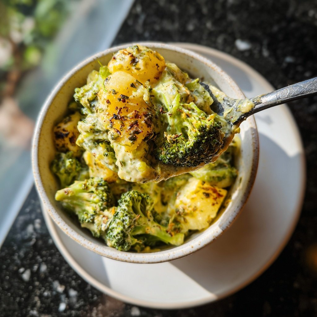 Cremiger Brokkoli Kartoffel Eintopf