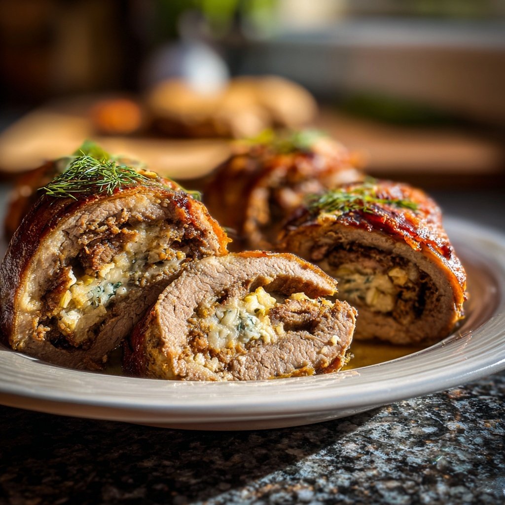 Hausmannskost Rinderrouladen mit Rahmsoße