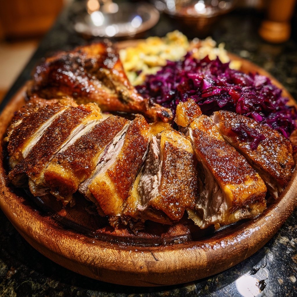 Saisonal & Festlich Weihnachtsgans mit Rotkohl