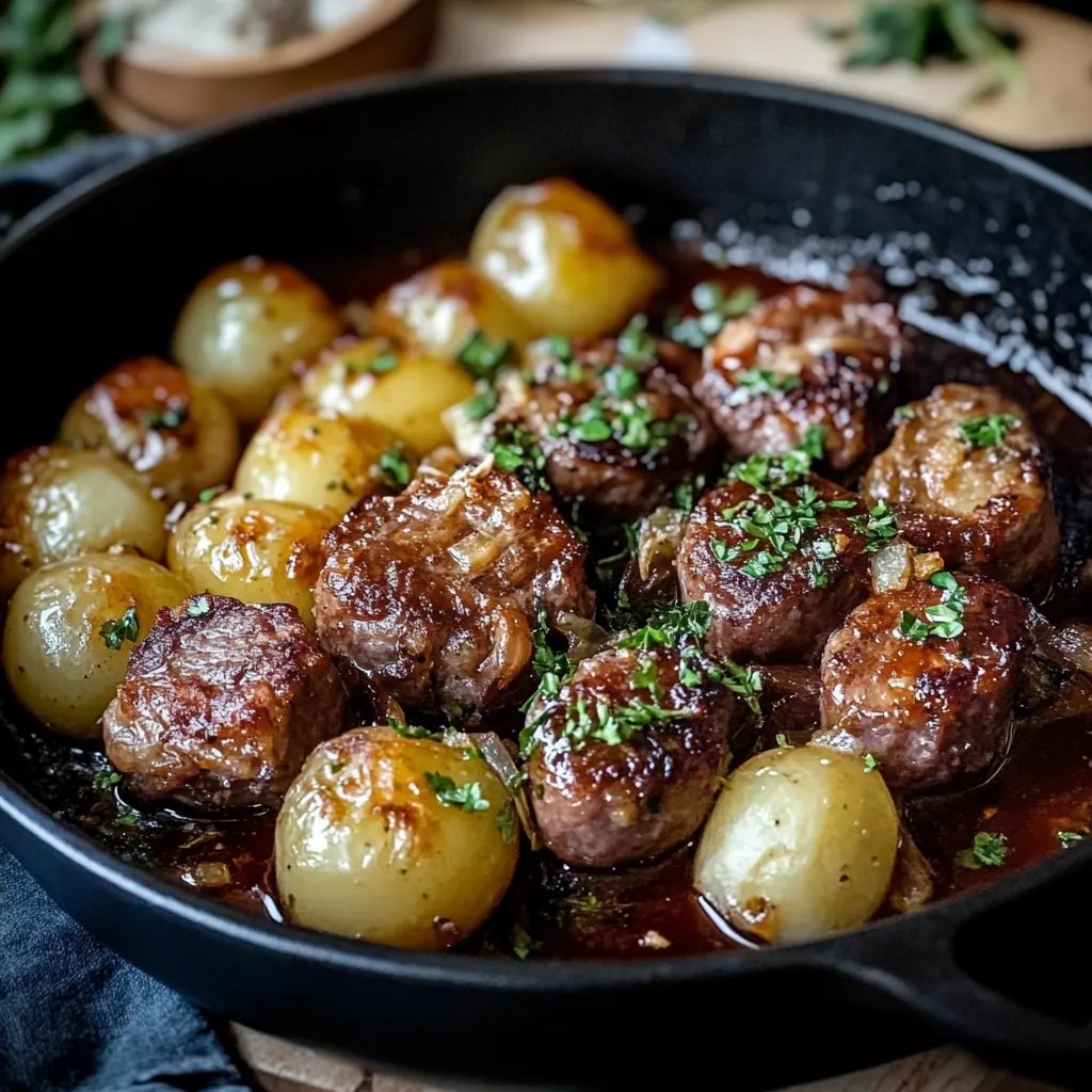 Rosenkohl Auflauf mit Kartoffel und Hackfleisch