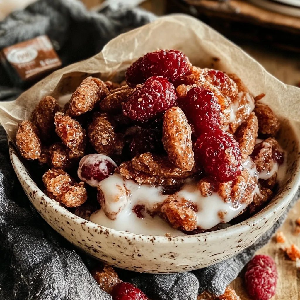 Karamellisierte Zimt-Zucker-Mandeln