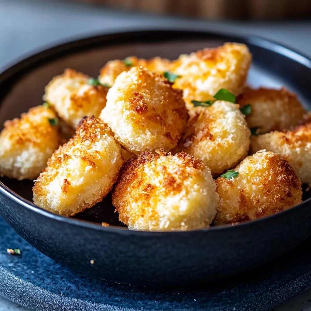 Schnelle Kokosmakronen aus der Heißluftfritteuse