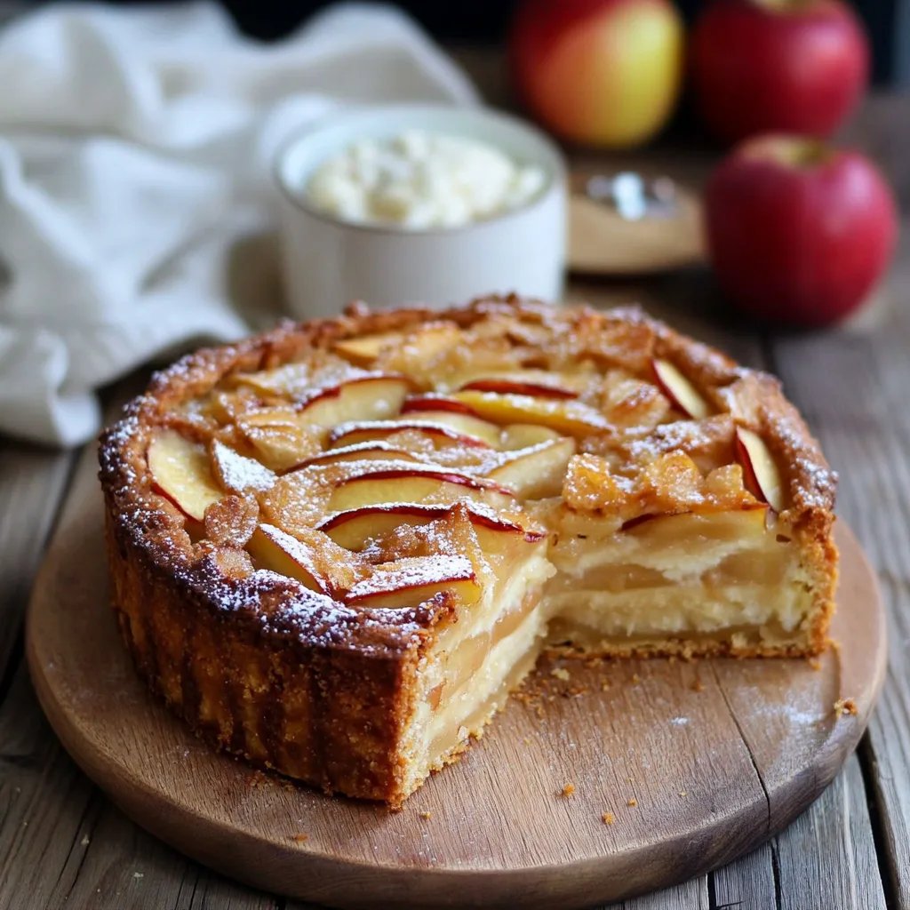 Französischer Apfelkuchen